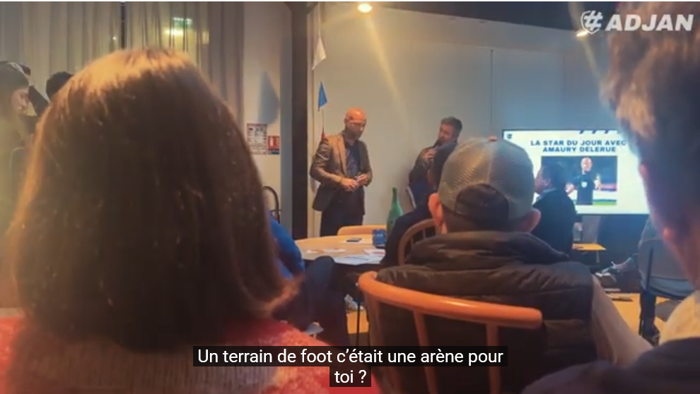 Amaury Delerue au 8/9 d’Adjan