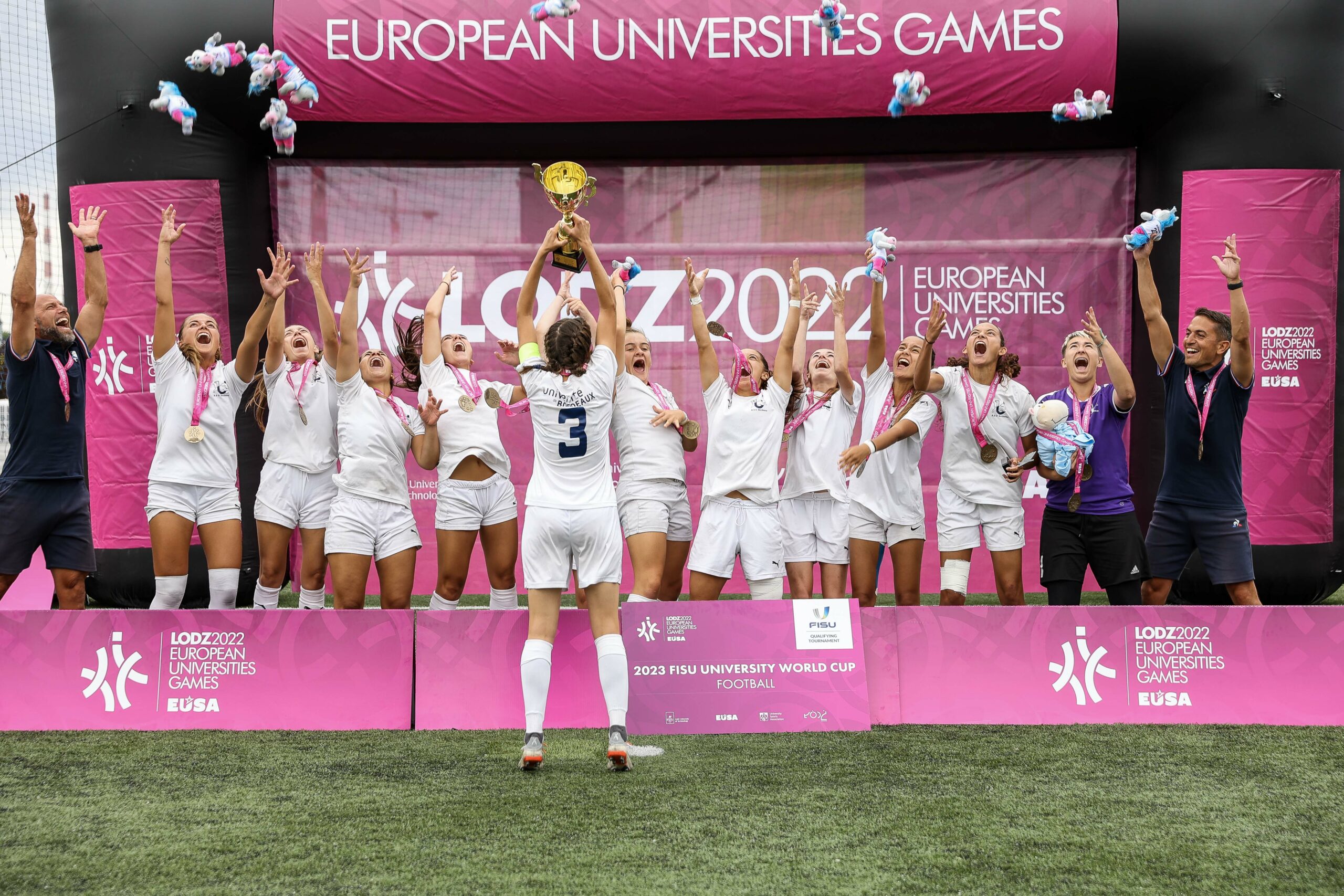 Coaching gagnant aux Championnats d’Europe Universitaires 2022