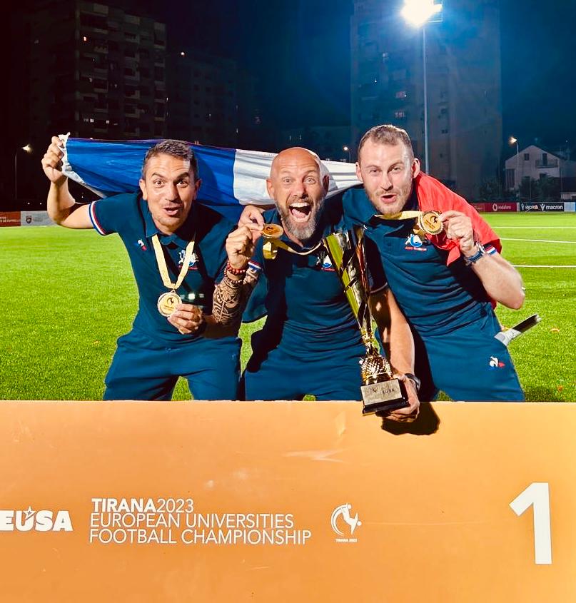Amaury delerue coach championnat d'europe universitaire 2023