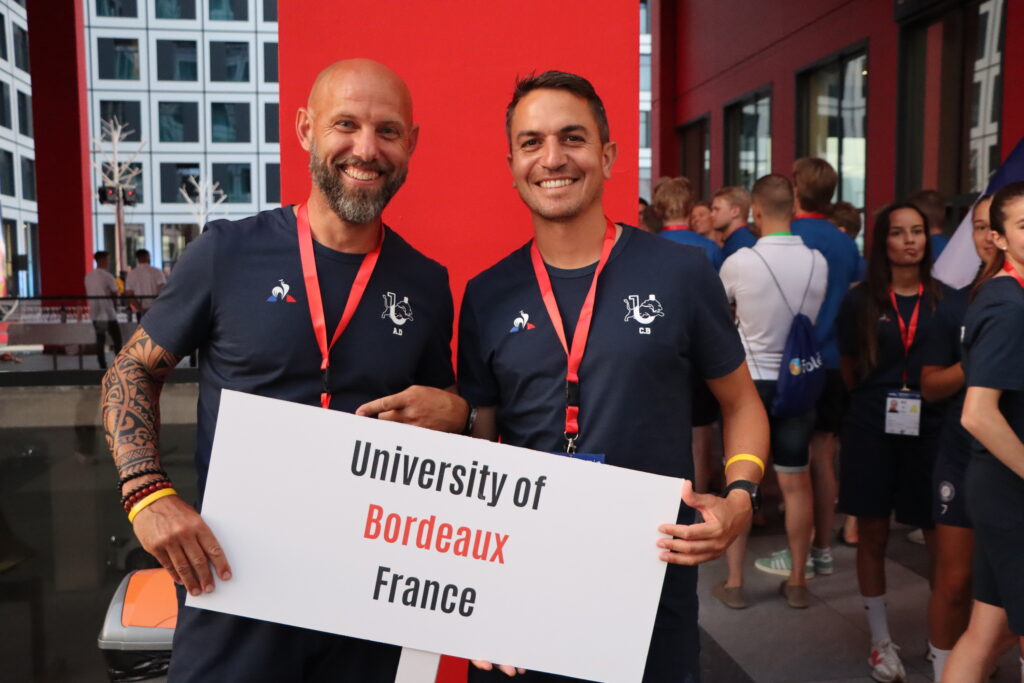Amaury delerue coachs équipe championne d'europe universitaire 2023