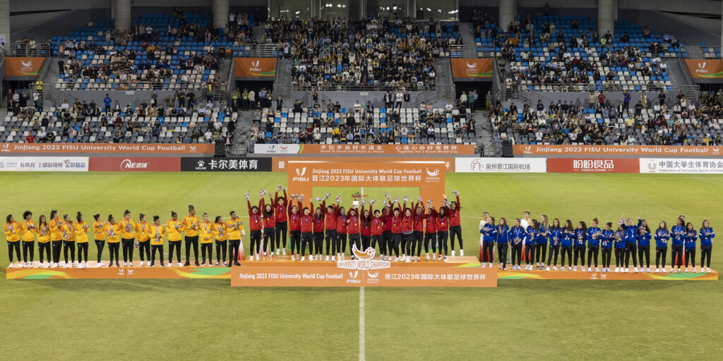 Coupe du Monde Universitaire 2023 podium