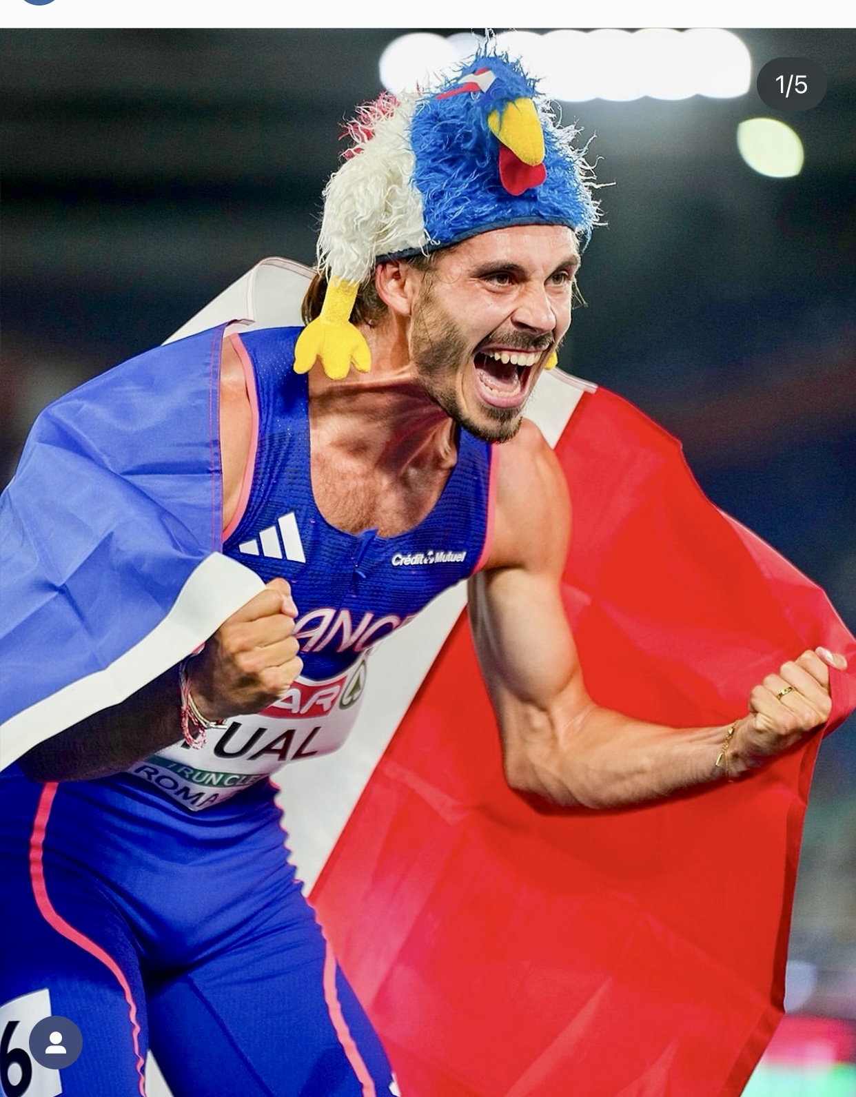 Gabriel Tual champion d’Europe 800m 2024